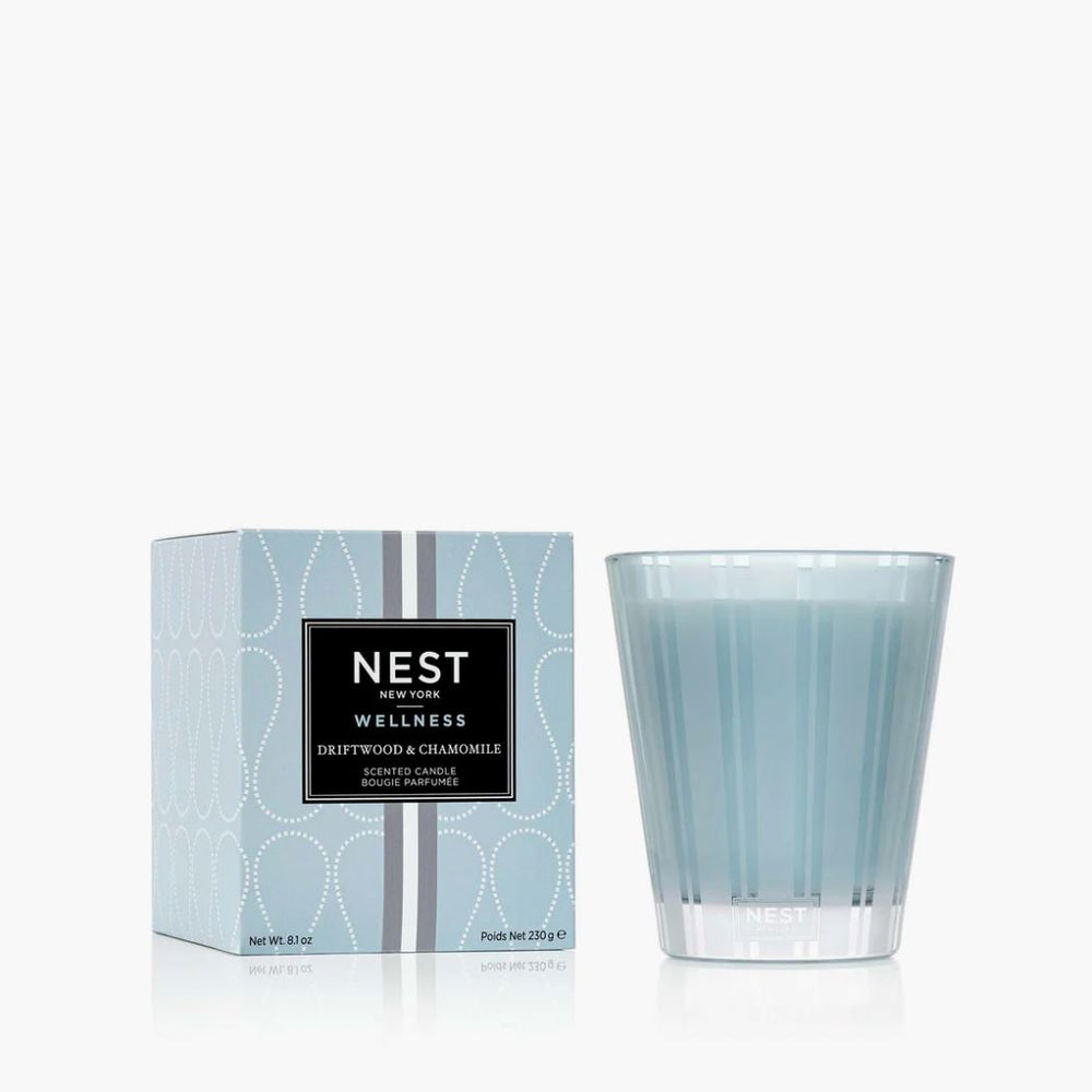 Classic Candle 8.1 oz - Driftwood & Chamomile Candle Nest 