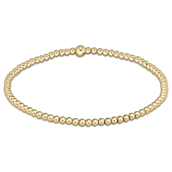Classic Gold Bead Bracelet Bracelet eNewton 2.5mm 