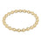 Classic Grateful Pattern Bead Bracelet - Gold Bracelet eNewton 5mm 