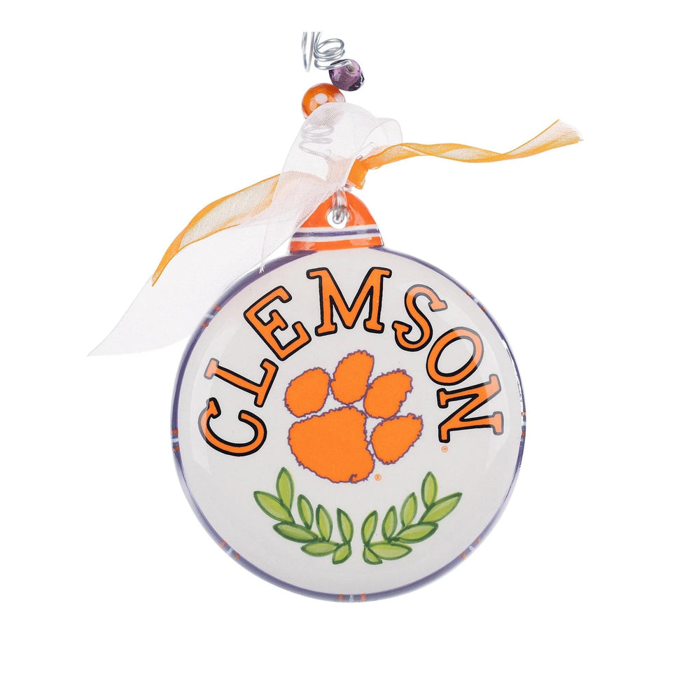 Clemson Puff Ornament Football Ornament Glory Haus 