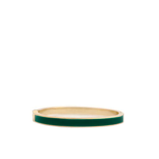Colored Enamel Cuff Bangle Bracelet Marlyn Schiff Jewelry Emerald 