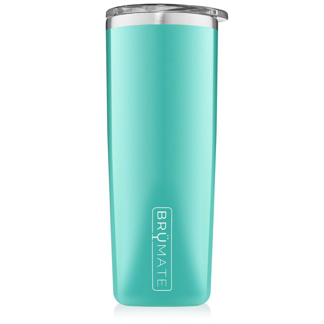 Colorful Highball Tumbler Drinkware Brumate Aqua 