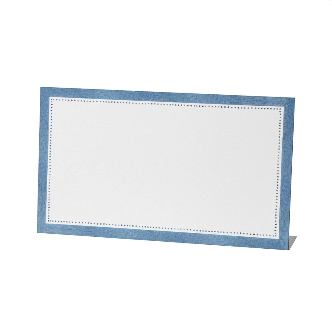 Cornflower Blue Place Cards Place Cards Hester and Cook 
