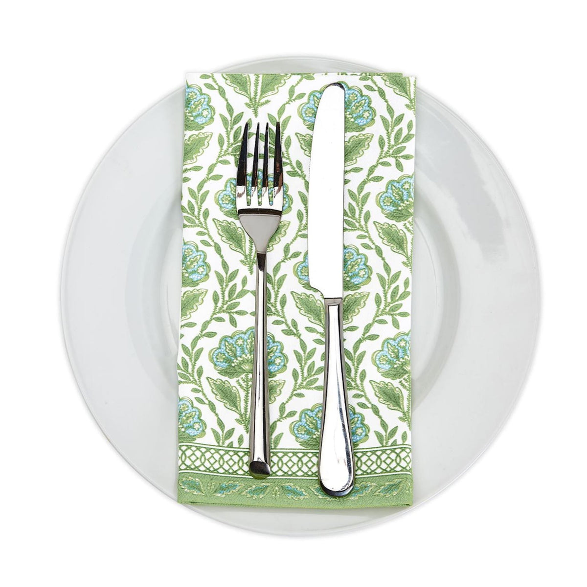 4 Piece Floral Knife Set