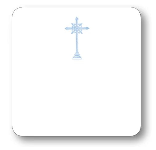 Cross Notecard Stationery Maison de Papier Blue 