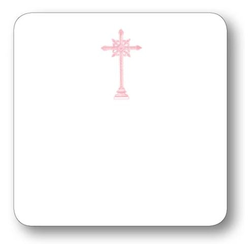 Cross Notecard Stationery Maison de Papier Pink 