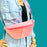 Crossbody Fanny Pack Bags Thomas and Lee Company Light Pink 