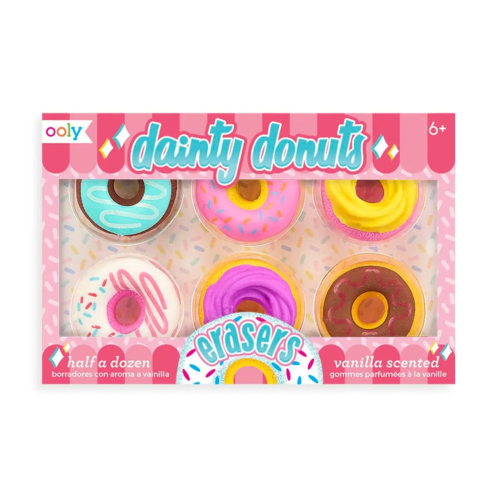 Dainty Donuts Scented Erasers - Set of 6 Activity Toy Ooly 