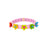 Daisy Flowers Tile Bracelets Bracelet Tiny Treats and Zomi Gems Light Pink with Multi 
