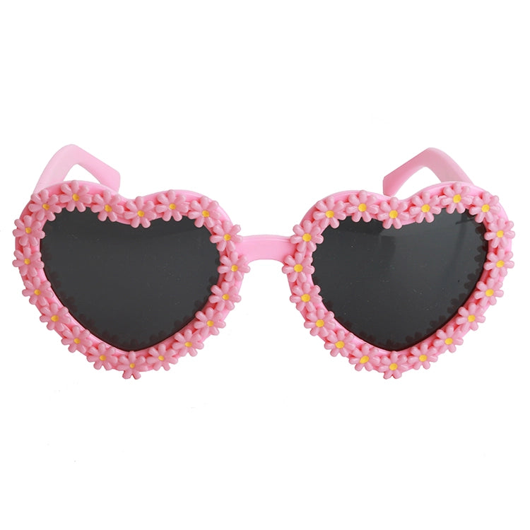 Daisy Heart Sunglasses Sunglasses Sparkle Sisters Pink 