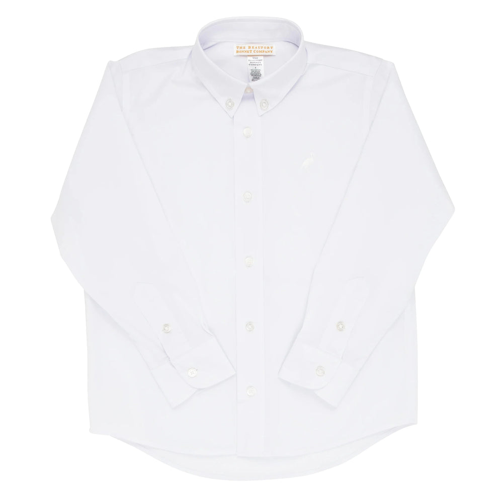 Dean's List Dress Shirt - Worth Avenue White Boy Shirt Beaufort Bonnet 