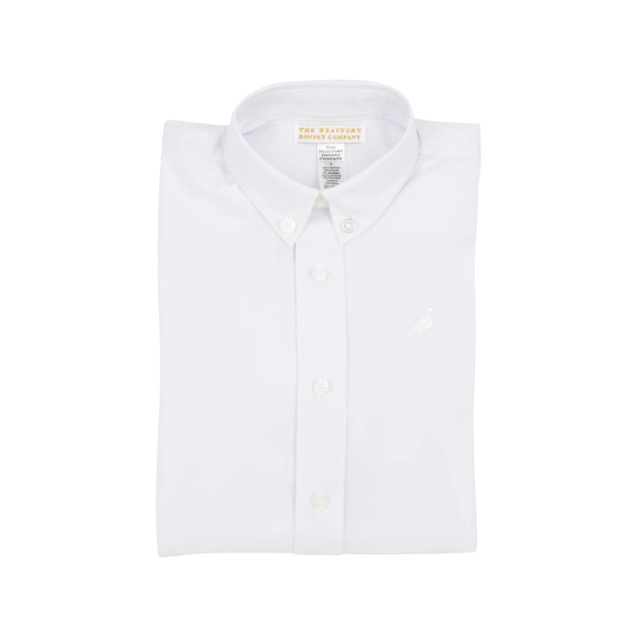 Dean's List Dress Shirt - Worth Avenue White Boy Shirt Beaufort Bonnet 