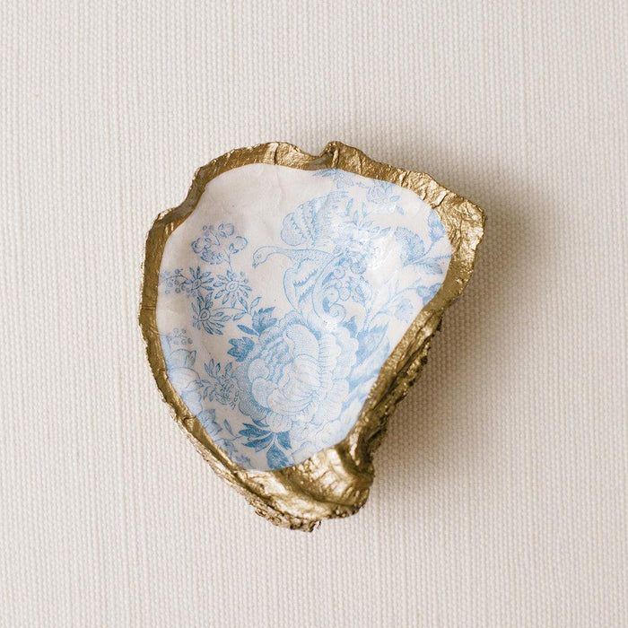 Decoupage Oyster Ring Dish Oyster Dish Grit and Grace Studio Tea Revelry 