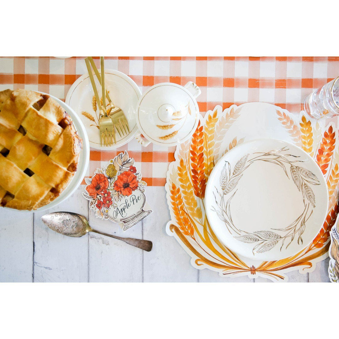 Die-Cut Golden Harvest Placemat Placemats Hester and Cook 