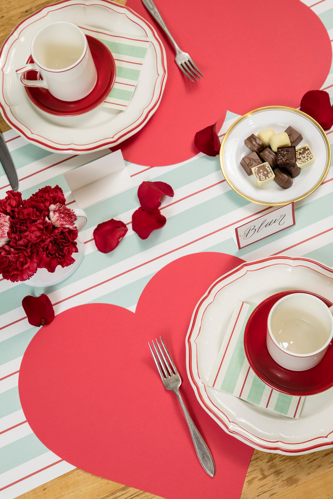 Die-Cut Heart Placemat Placemats Hester and Cook 