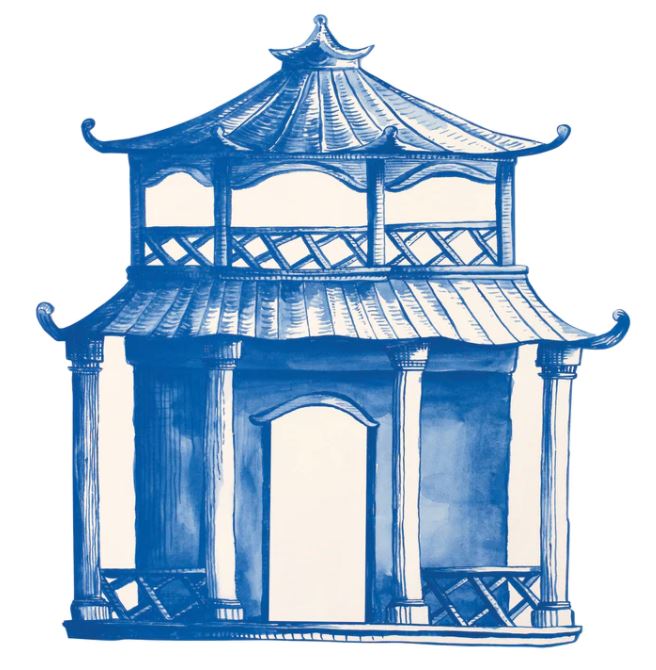 Die Cut Pagoda Placemat Placemats Hester and Cook 