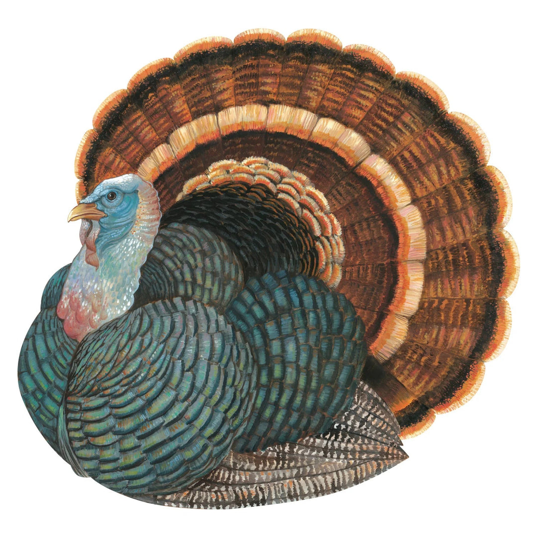 Die-Cut Placemat - Heritage Turkey Placemats Hester and Cook 