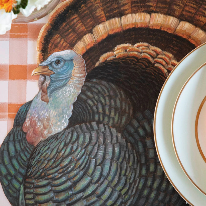 Die-Cut Placemat - Heritage Turkey Placemats Hester and Cook 
