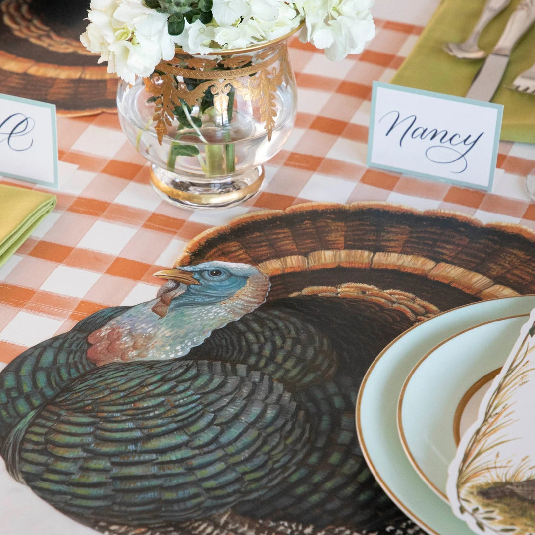 Die-Cut Placemat - Heritage Turkey Placemats Hester and Cook 