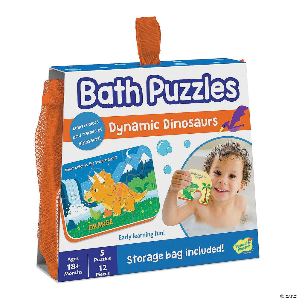 Dinosaur Bath Puzzles Activity Toy MindWare 