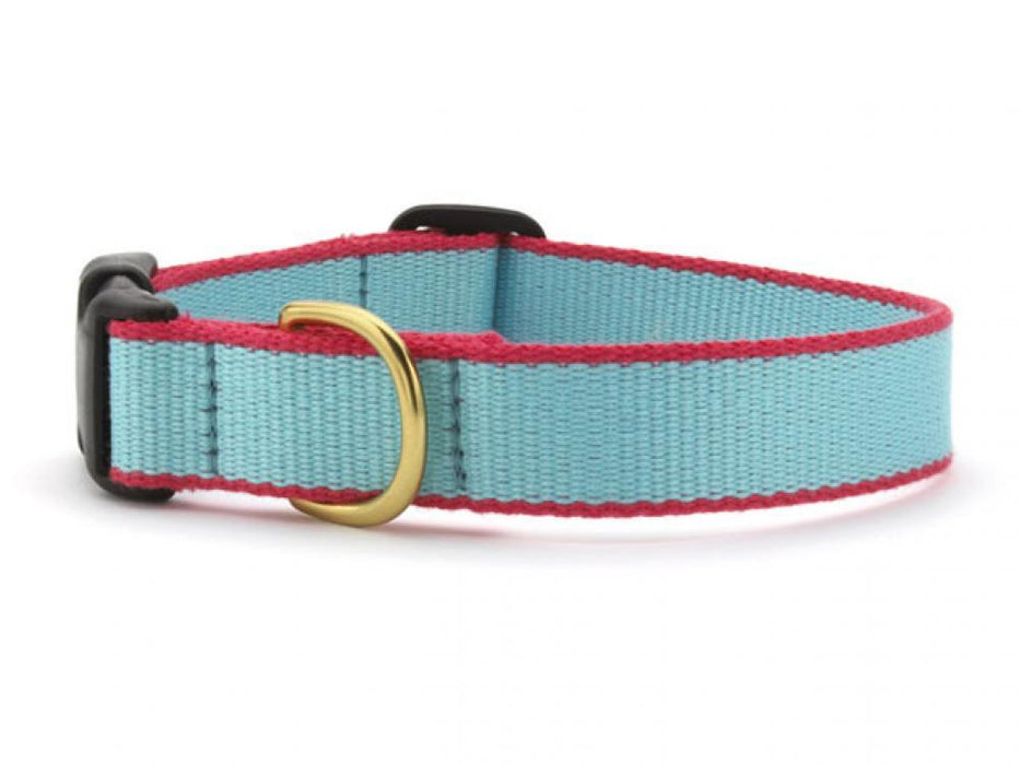Dog Collar Dog Upcountry Extra Large Light Blue/Coral