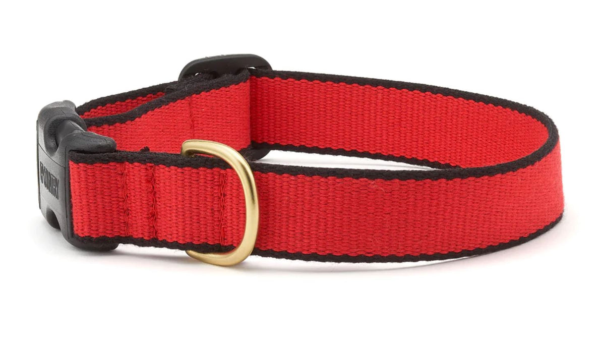 Dog Collar Dog Upcountry Inc Medium Red/Black 