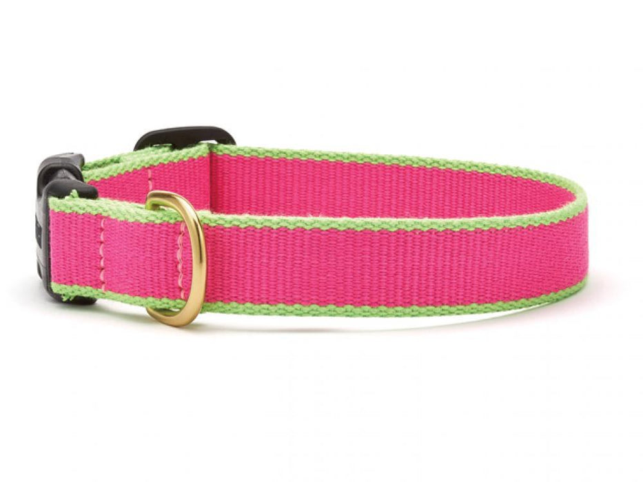 Dog Collar Dog Upcountry Medium Pink/Green