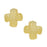 Dotted X Stud Earrings Earrings Susan Shaw 
