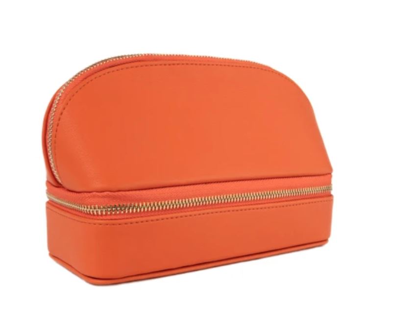 Duo Travel Organizer Cosmetic/Accessories Bags Brouk and Co Orange 