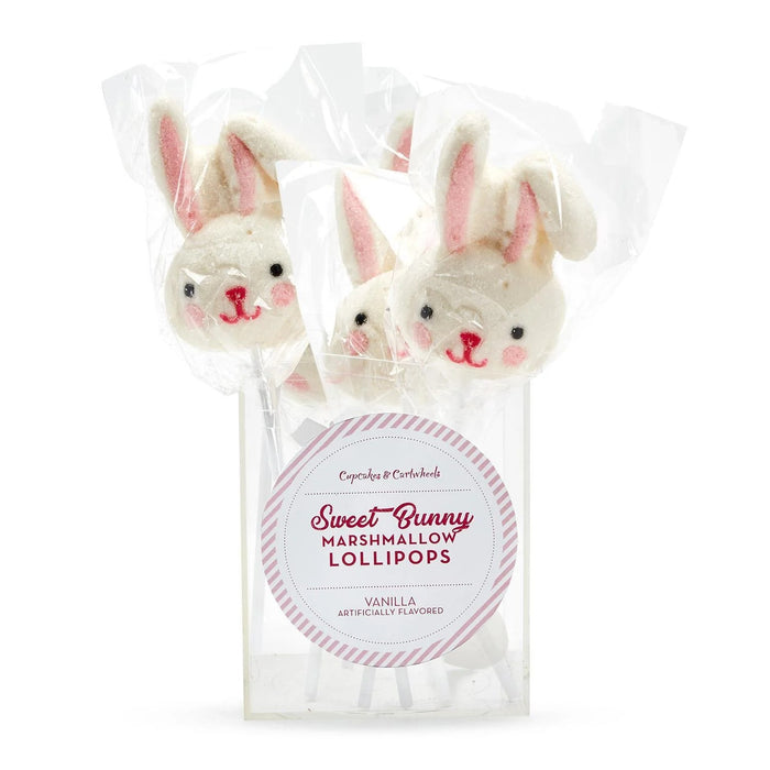 Easter Bunny Marshmallow Lollipop Candy & Chocolate Two's Company 