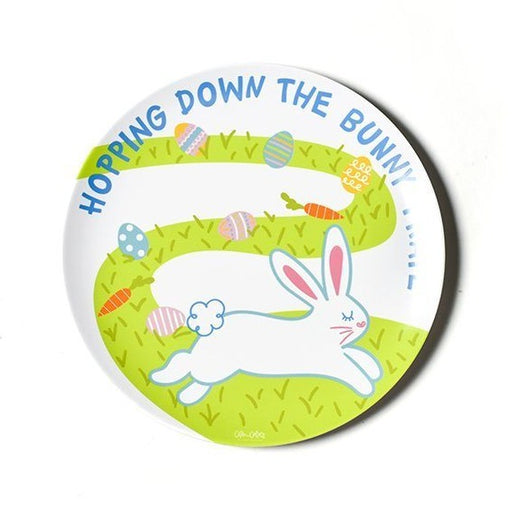 Easter Bunny Trail Melamine Dinner Plate Serving Pieces Coton Colors 