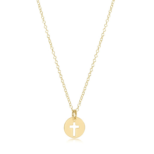 eGirl 14" Necklace Gold - Blessed Small Necklace Necklace eNewton 
