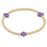eGirl Signature Cross 3mm Bracelet Bracelet eNewton Purple 