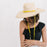 Elisabeth Wide Brimmed Palm Fringe Hat Hat Sunshine Tienda 