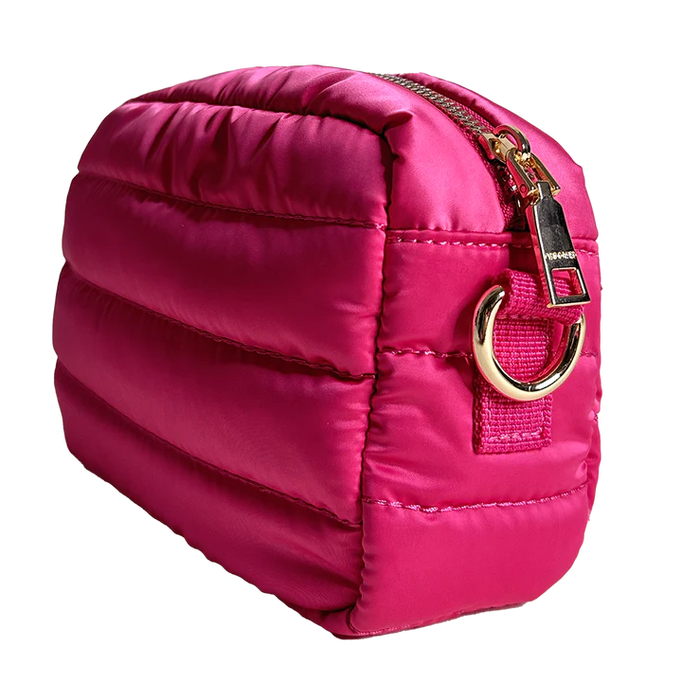 Ella Quilted Puffy Zip Top Messenger — The Horseshoe Crab