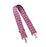 Embroidered Guitar Straps Bag Strap Thomas and Lee Company Pink and Burgundy 