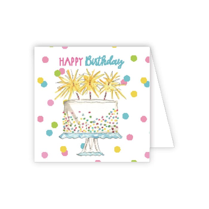 Enclosure Cards Gift Cards Rosanne Beck White Birthday Cake 