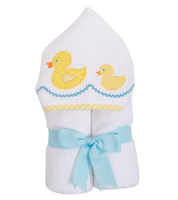 Every Kid Hooded Towel Hooded Bath Towels 3 Marthas Yellow Ducks 