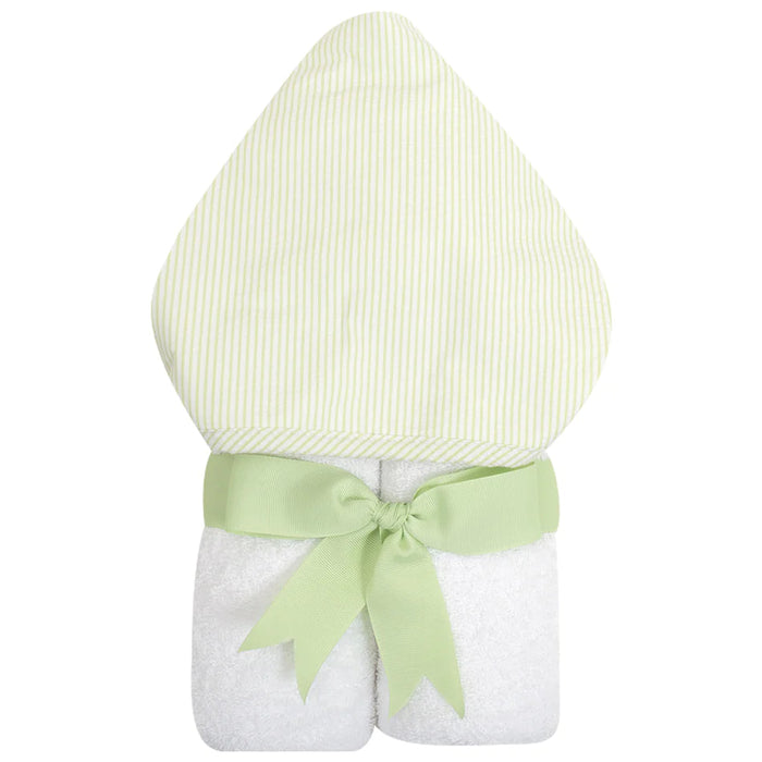 Every Kid Hooded Towel - Monogrammable Hooded Bath Towels 3 Marthas Green Seersucker 