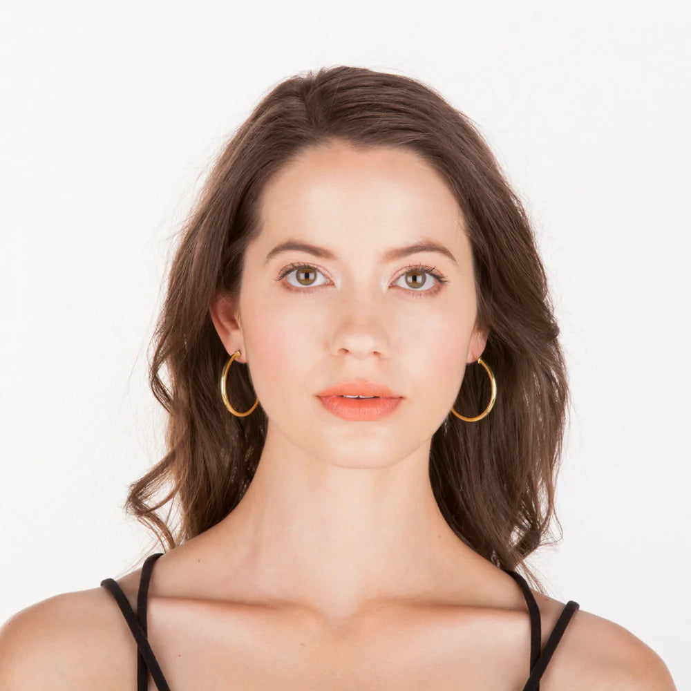 Everybody's Favorite Hoop - Gold Earrings Sheila Fajl 