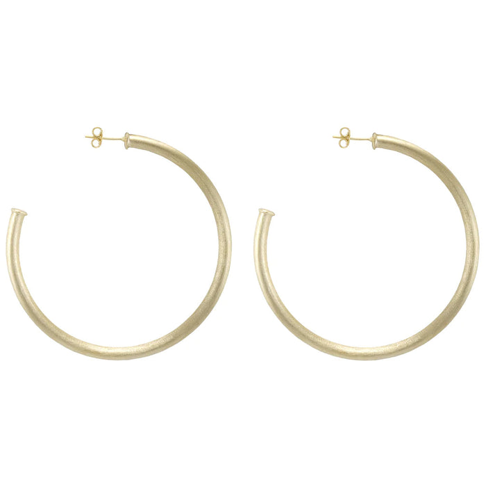 Everybody's Favorite Hoop - Gold Earrings Sheila Fajl Large 