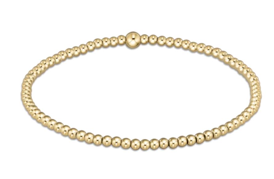Extends - Classic Gold Bead Bracelet Bracelet eNewton 2.5mm 
