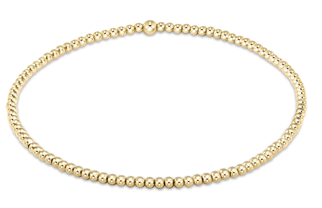 Extends - Classic Gold Bead Bracelet Bracelet eNewton 2mm 