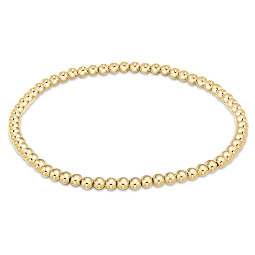 Extends - Classic Gold Bead Bracelet Bracelet eNewton 3mm 