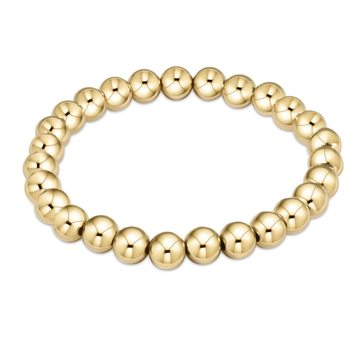 Extends - Classic Gold Bead Bracelet Bracelet eNewton 7mm 
