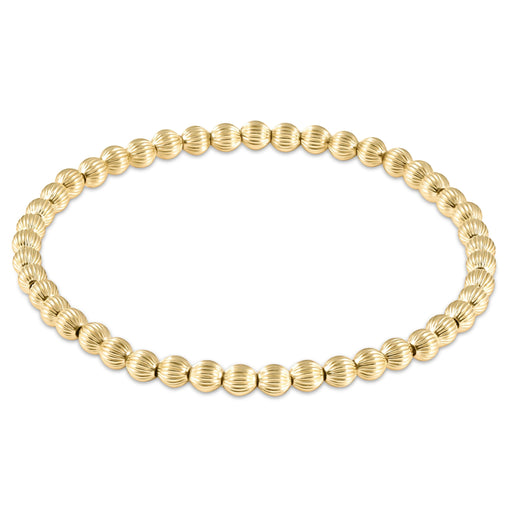 Extends - Dignity Gold 4mm Bead Bracelet Bracelet eNewton 