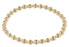 Extends - Dignity Grateful Pattern 4mm Bead Bracelet - Gold Bracelet eNewton 4mm 