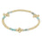 Extends Signature Cross Gold Bliss Pattern 2.5mm Bead Bracelet - Gemstones + Pearl Bracelet eNewton Amazonite 