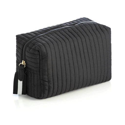 Ezra Large Cosmetic Pouch - Black Tote Shiraleah 