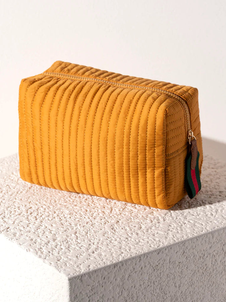 Ezra Large Cosmetic Pouch - Honey Tote Shiraleah 